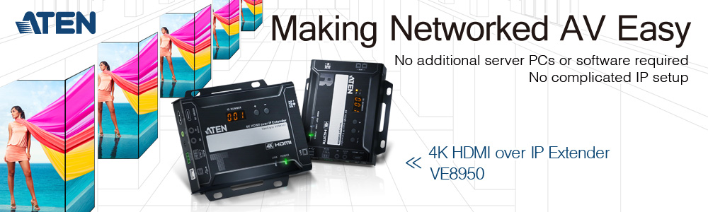 Launch of 4K video over IP Extender